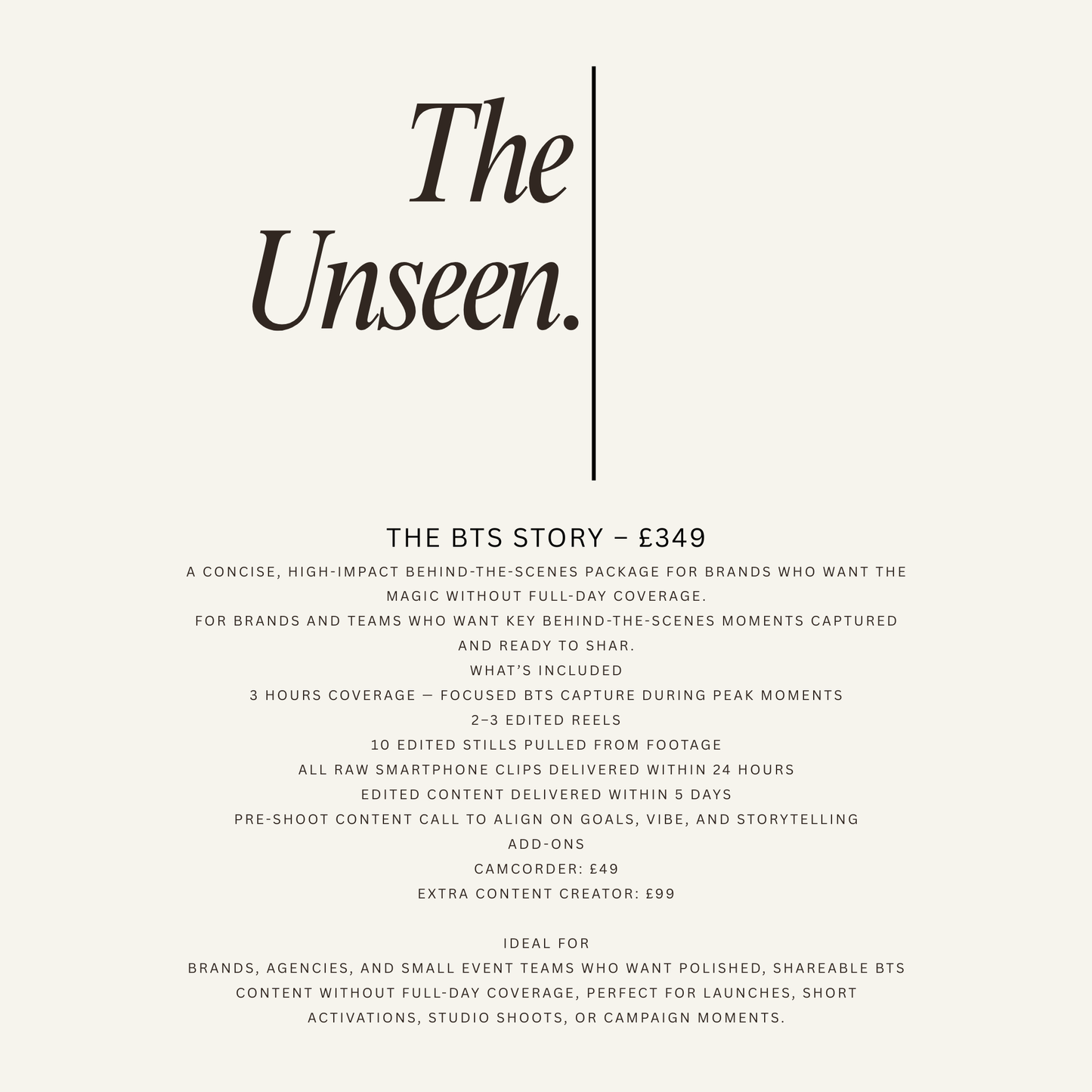 The Unseen